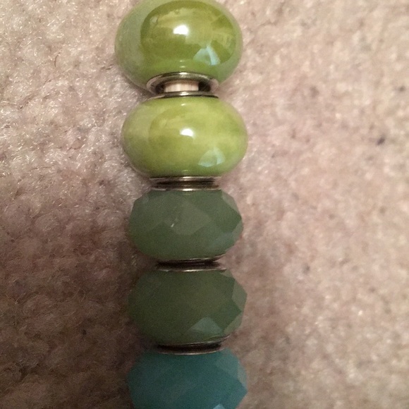 10 stringing beads, approx 1/2” in diameter-bl/gem - Picture 5 of 5